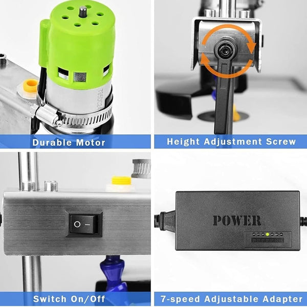 6000 R/Min Electric Glass Bottle Cutter Machine Wine Bottle Cutter Kit for DIY