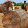 Knotless 5x5ft Round Bale Horses Hay Net 4cm Squares for Livestocks Slow Feeder