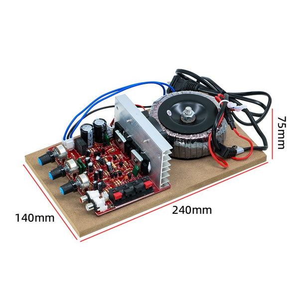 2.0 Channel High Power Amplifier Board for DIY Audio Projects w/ Colling Fan