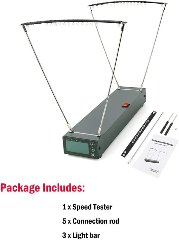 Shooting Chronograph Speed Meter Velocimetry Bullet Speed Measuring Tool 6500FPS