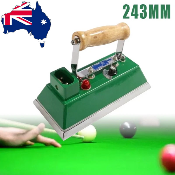 243MM Pool Snooker Billiard Table Felt Cloth Iron Adjustable Temp 0℃ to 240℃