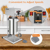 15L Electric Sausage Filler 5 Nozzles Sausage Maker Meat Stuffer Stainless Steel