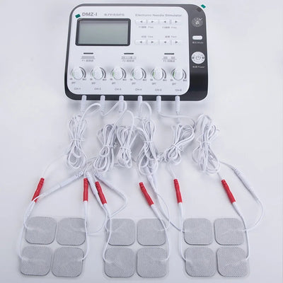 6 Output Electronic Acupuncture Stimulator Machine Body Relax Massager Device