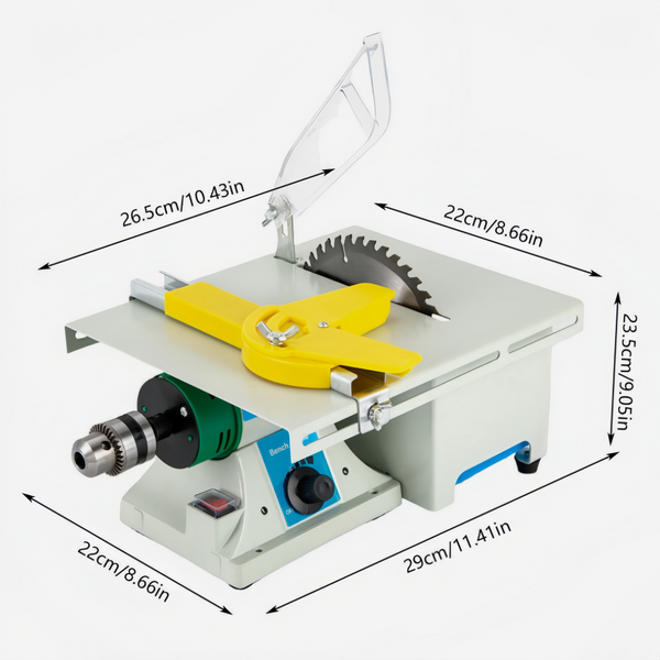750W Gem Polishing Grinding Machine 5in1 Jewelry Lapidary Saw for Cutting Rocks