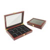8 Slots Lighter Storage Box Wood Lighter Display Dustproof Case Fashion Gift