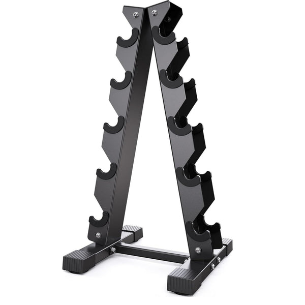Dumbbell Rack Stand Only Weight Rack for Dumbbells Compact A-Frame Home Gym Use