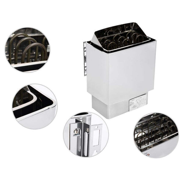 6 KW Sauna Heater 220V Dry Sauna Stove Stainless Steel External Control Home SPA