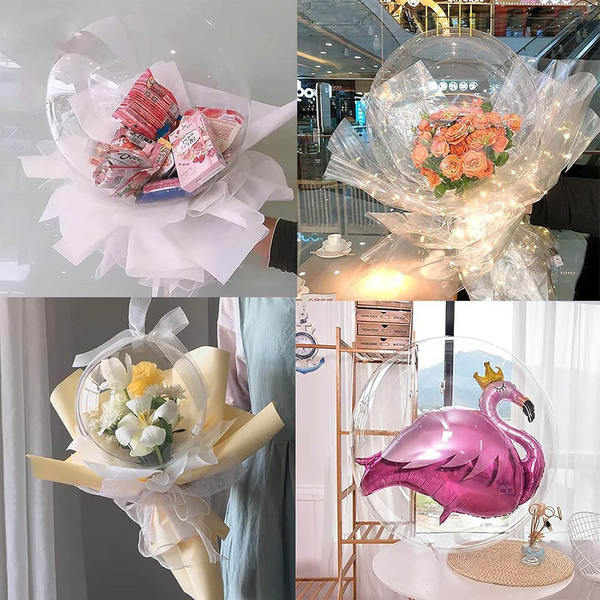 7pcs Balloon Stuffing Machine w/ Air Pump Balloon Expander Creative Gift Making