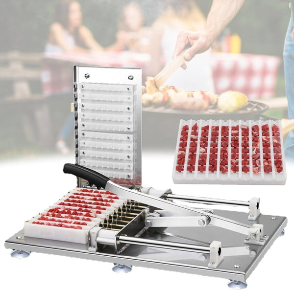 Manual Mutton Kebab Machine BBQ Skewer Meat Making Mahcine Kebab Press Mould