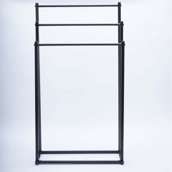 Metal Towel Rack Bathroom Freestanding Drying Shelf Storage Shower Caddy Rack