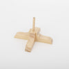 Wood Yarn Holder Compact Rotating Yarn Winder for Efficient Hand Knitting