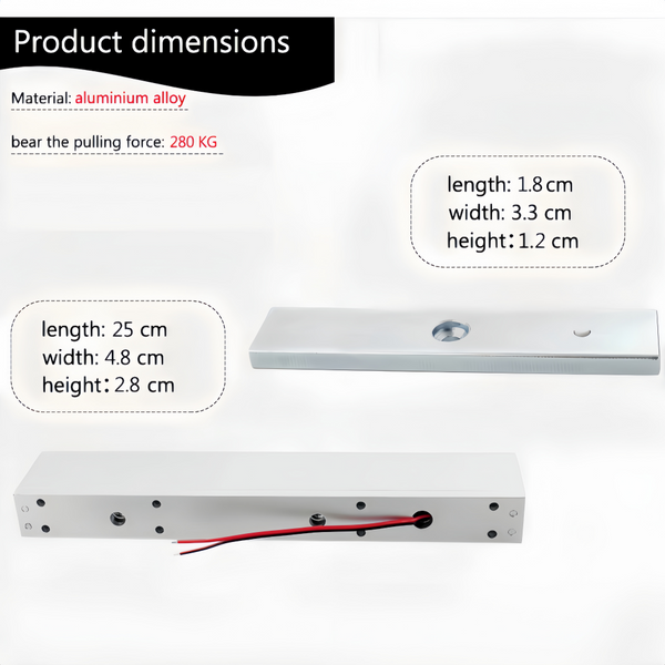 280KG Kit Electric Magnetic Door Lock Access Control System Security Kit AU