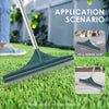 Artificial Turf Rake Adjustable Handle Lawn Broom for Artificial Grass Leaves