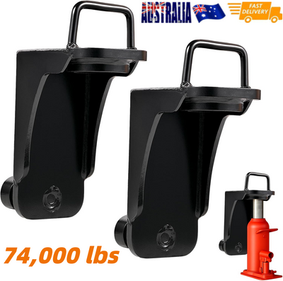 2x Heavy-Duty Shipping Container Jack Lug Leveler with U-Shaped Handle Shippin