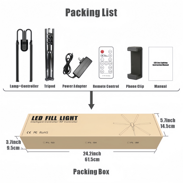 Four-arm LED Light Dimmable Lighting Phone Selfie Tripod Makeup Live Lamp 36W AU