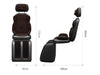 3D Massager Cushion Full Body Massage Mat Heating Vibration Kneading Shiatsu