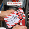 Padlock Group Lockbox Lockout Tagout Box Security 13 Guage with 5 Loto Locks AU