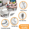 2 in 1 Dog Bathtub Pet Washing Station Portable Tub for Shower and Grooming