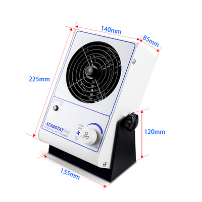 Ionizing Air Blower Static Eliminator Fan Desktop Ionizer Air Blower ESD Ionizer