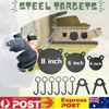 3 Pcs Gong Target Hanging Kit AR500 Steel Shooting Targets Hunting Training AU