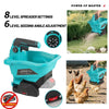Cordless Seed and Fertiliser Spreader Handheld Grass Seed Spreader Lawn Spreader