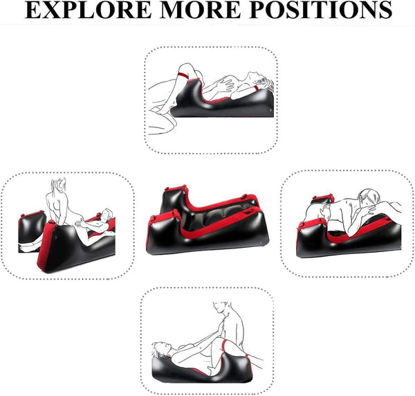 Multifunction Inflatable Sex Sofa Legs Open Restraints Chair Couples Adult Games
