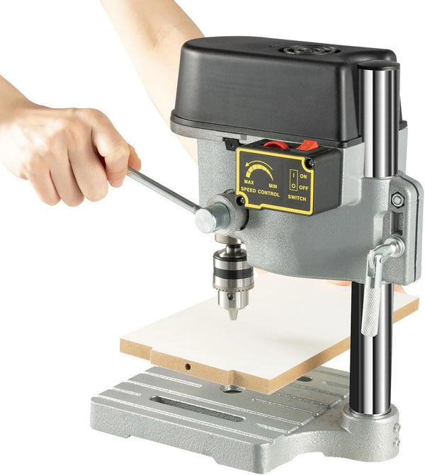 340W Mini Benchtop Drill Press Machine Benchtop for Woodworking Jewelry Crafts