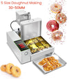 Commercial Automatic Donut Making Machine 5.5L Hopper Donut Maker 4 Row 1800p/h