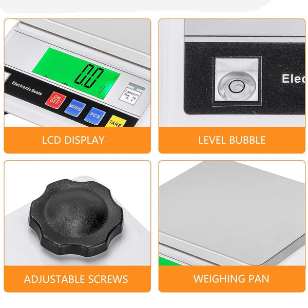 10kg 0.1g Precision Scale Lab Scale High Precision Jewelry Scale w/led Display