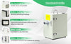 Dental Lab Vacuum Cleaner Single-Blade Wheel Dust Collector Extractor AU Plug