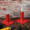 4 Pack House Jacks Floor Jack Post Leveling Screw Jack Adjustable 4.33''-7.1''