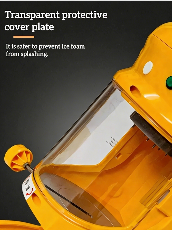 350W Ice Shaver Machine 90kgs/h Snow Cone Machine Commercial Shaved Ice Machine