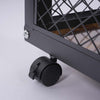 Mini Bar Fridge Beverage Cooler Drinks Refrigerator Stand with Drawer Cart Home