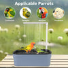 Automatic ABS Bird Bath Shower with Circulating Faucet Parrot Bathtub Cockatiel