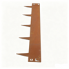 Steel Landscape Edging 5x Garden Border Lawn Edging for Tree Ring Yard & Pathway