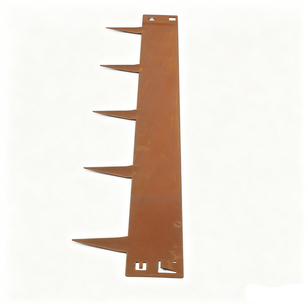 Steel Landscape Edging 5x Garden Border Lawn Edging for Tree Ring Yard & Pathway