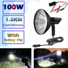 12V 100W Remote Hunting Spotlight with Handle Spot Light for Offroad Camping