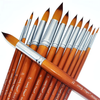 13PCS Artist Paint Brush Set for Oil Acrylic Watercolour Face Rock Long Handle
