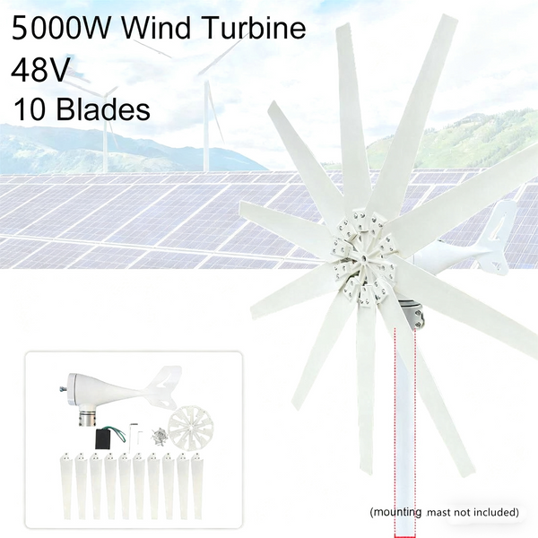 12V/48V Wind Turbine Generator Wind Charge Controller Kit Home USE 1KW/3KW/5KW