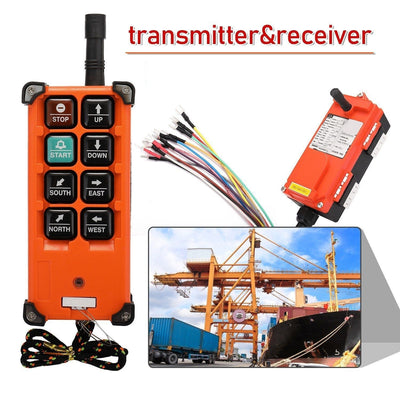 Industrial Wireless Crane Remote Control Electric Lift Hoist Transmitter F21-E1B