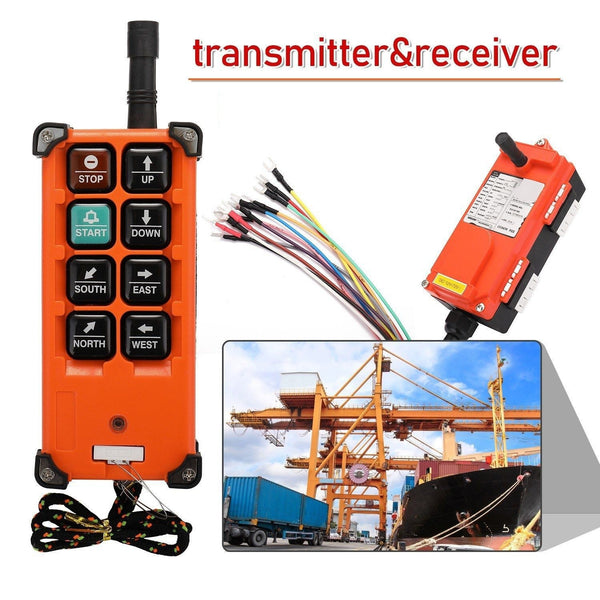 Industrial Wireless Crane Remote Control Electric Lift Hoist Transmitter F21-E1B