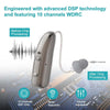 Bluetooth Hearing Aids Invisible Noise Cancelling RIC Digital Sound AmplifierBTE