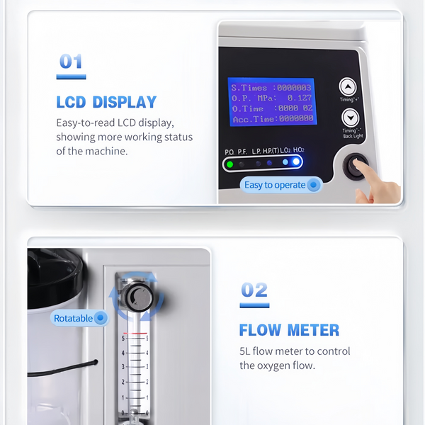5L Oxygen-Concentrator Machine Nebulizer 40dB Ultra Quiet for Household 220V AU