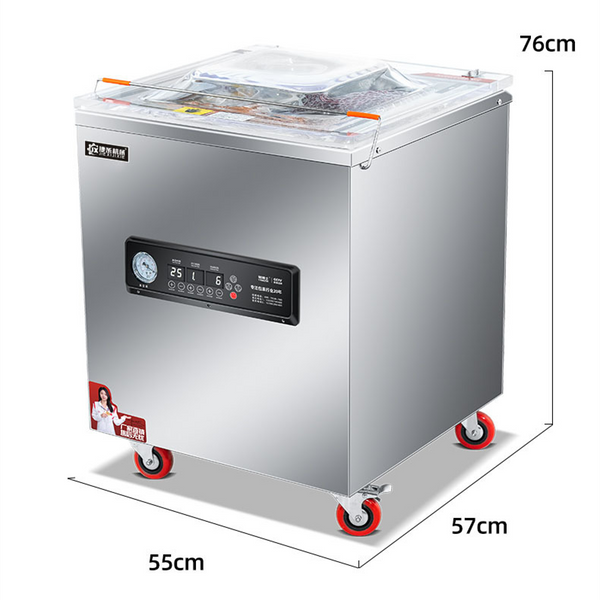 Chamber Vacuum Sealer Machine 1800W 420mm Commercial Dual Seal for Meat/Seafood