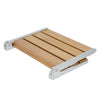 Foldable Wall-Mount Shower Seat Fold Down Shower Bench Chair for Elderly 440lbs