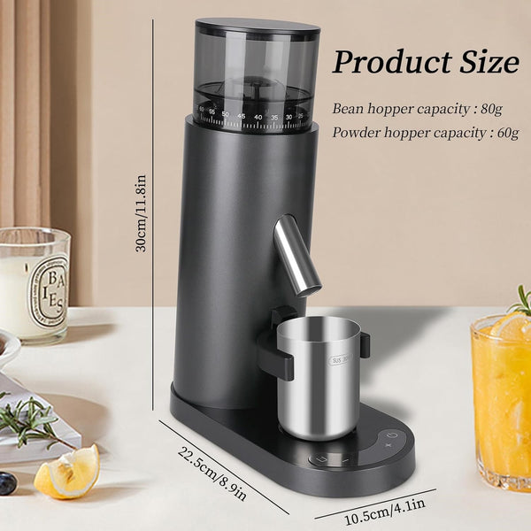 Electric Coffee Grinder For Drip French Press Espresso with 60 Grind Settings AU