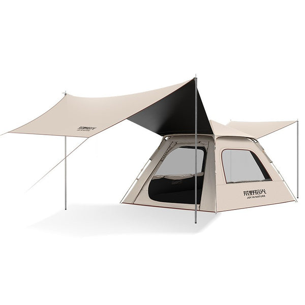 Instant Pop Up Camping Tent 6 Person Sunshade Shelter Hiking Fishing Outdoor AU