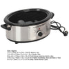 6 Quart Hot Stone Heater Kit Massage Stone Warmer With 27 Basalt Stones For SPA