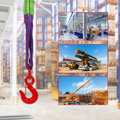 2/4 Leg Chain Sling for Lifting with Hooks Heavy Duty 3 TonLift Chains Rigging