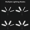 Four-arm LED Light Dimmable Lighting Phone Selfie Tripod Makeup Live Lamp 36W AU